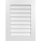 Ekena Millwork Vertical Surface Mount PVC Gable Vent: Non-Functional, w/ 3-1/2"W x 1"P Standard Frame, 22"W x 30"H GVPVE22X3001SN - alternate 1